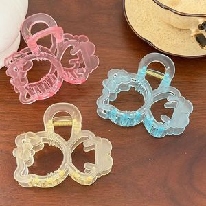 Barrettes à <span class=keywords><strong>cheveux</strong></span> transparentes <span class=keywords><strong>Hello</strong></span> <span class=keywords><strong>Kitty</strong></span> pour femmes, style mignon, barrettes à <span class=keywords><strong>cheveux</strong></span> en plastique pour filles - Product Image 1