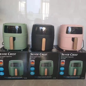 Freidora de Aire Inteligente SILVER CREST 8L Cuadrada con Pantalla Táctil Moderna, 2400W de Alta Potencia, Pantalla LED, Función de Asado y Grill, Freidora Eléctrica Doméstica - Product Image 6