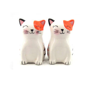 Set <span class=keywords><strong>Sale</strong></span> e Pepe in Ceramica a Forma di Gatto Nero, Accessorio da Cucina Originale, Regalo a Tema Felino - Product Image 6