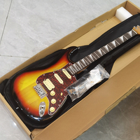 Electric Guitar 6 Strings SSH Pickup Maple Neck Rosewood Fretboard Sunset Finish With bag For Beginner