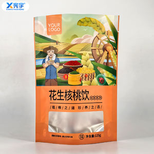 Bolsa <span class=keywords><strong>de</strong></span> Embalaje <span class=keywords><strong>de</strong></span> Papel <span class=keywords><strong>de</strong></span> Aluminio y Plástico para Alimentos, con Impresión Personalizada, Tipo Stand-up, para Frutas, Verduras, Polvos y Frutos Secos - Product Image 1