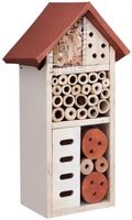 Maison d'insectes en bois, hôtel d'insectes suspendu pour les abeilles, les papillons, les coccinelles, habitat d'insectes bénéfiques, décoration de jardin personnalisée