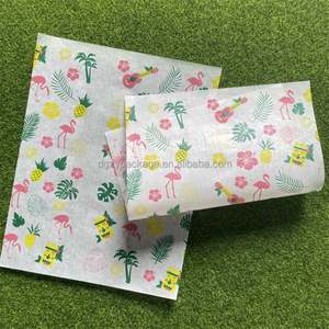 Custom Wax <b>Paper</b> Greaseproof <b>Paper</b> Cookies Package for Sandwich Burger <b>Wrapping</b> Food Package - Product Image 5