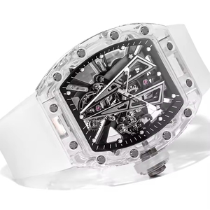 New Tourbillon <b>Watch</b> Men's Luxury Automatic Mechanical <b>Watch</b>, Sapphire Crystal Transparent Case, RM27-03Fashion Hollowed-OutWris - Product Image 2