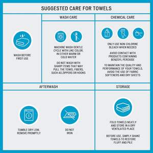DB 8-Piece <b>100</b>% Cotton Antimicrobial Bath Towel Set - Product Image 4
