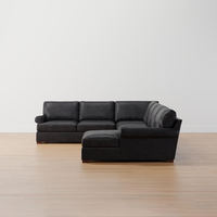 Canapé sectionnel vintage en cuir à accoudoirs roulés, 6 places, avec chaise longue et coussins, en cuir véritable modulaire, pour salon, hôtel, loisirs