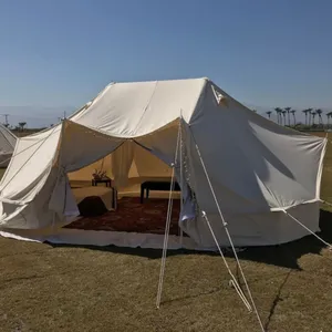 Nieuwe Ontwerp China Leverancier Hight Kwaliteit Brandwerende Bell Tent Safari Tent Voor Glamping