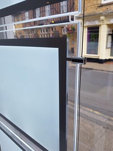 Présentoir LED pour agents immobiliers : Panneau de menu suspendu/plaqueau de table, boîte à lumière LED en cristal pour affichage de photos et publicité en vitrine - Product Image 5