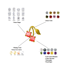 Colgante de Plata de Ley 925 con Baño de Oro de 18K y Circonita, Piedra de Nacimiento, para Mujer, Joyería Diaria Apilable - Product Image 4