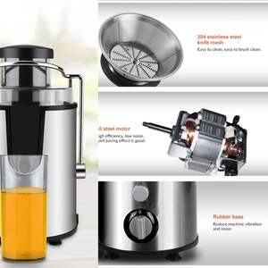 <span class=keywords><strong>Presse</strong></span>-agrumes électrique à vitesse variable, à mastication à froid, en acier inoxydable, extracteur de jus, grande ouverture, lent, pour la maison, l'hôtel - Product Image 3