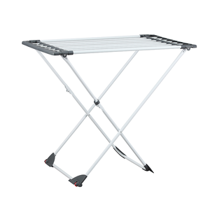 Meilleure vente de séchoir à vêtements télescopique pliable porte-vêtements debout étendoir à vêtements intérieur extérieur Gullwing support en acier - Product Image 4