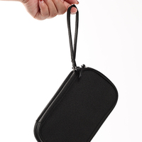 Organisateur d'accessoires de téléphone portable, pochette de voyage à 3 compartiments pour câbles, idéale pour les voyages d'affaires