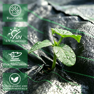 Malla Antihierbas Tejida de 100 g/m², Tela para Control de Maleza, Cubre Suelos, Barrera para Jardín, PP - Product Image 3
