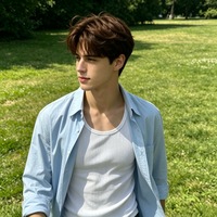 Perruque Courte Synthétique Réaliste pour Hommes Européens et Américains, Style Influencer, Franges Démêlées, Densité 150%