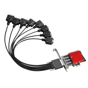 Tarjeta de Expansión Serial <span class=keywords><strong>PCI</strong></span> <span class=keywords><strong>Express</strong></span> de 8 Puertos <span class=keywords><strong>RS232</strong></span>, Tarjeta de Expansión Serial de Alta Velocidad, Otros Accesorios de Computación - Product Image 6