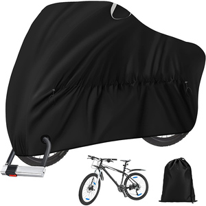 适用于 <span class=keywords><strong>BMX</strong></span> 自行车和公路自行车的自行车罩，户外存放，防紫外线，防尘，防水，聚酯纤维，210x80x110 厘米 - Product Image 2