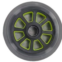 Roues de patins à roulettes LED bicolores de 125 mm, roues de patins en PU solide à haute élasticité, taille et logo personnalisés