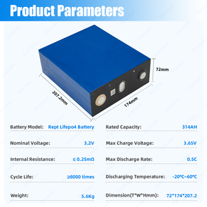 Starmax REPT Meilleur prix 3.2v 314ah 560AH Batterie au lithium - Product Image 2