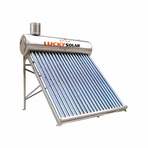 Low pressure solar hot water heater with water tank 120L.