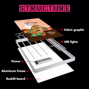 Portable Stand Led Folding <b>Light</b> Box Conference Display Exhibition Booth Wall Background <b>Board</b> Wall <b>Light</b> Box - Product Image 3