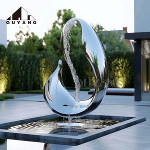 Крытая декоративная металлическая статуя человека в натуральную величину, Полированная зеркальная Художественная Скульптура Из Нержавеющей Стали - Product Image 3