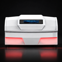 Lit de thérapie par photobiomodulation motorisé, thérapie par lumière rouge infrarouge LED pour tout le corps, pour usage commercial