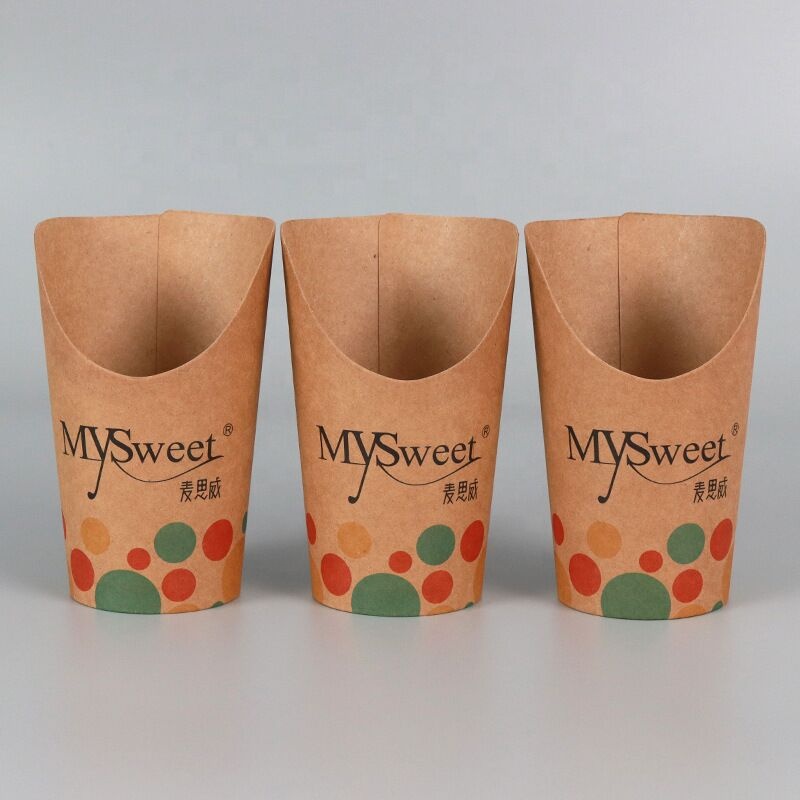 Disposable Waffle Crepe Paper Cup,Cheap Churros Holder Packaging,Custom Logo Bubble Waffle Cup to Go