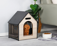 Netter Kratz baum mit Blumenmuster Metall Haustier haus und Holzbett Höhlen kratzer für Katzen und Hunde Haustier möbel und Zwinger