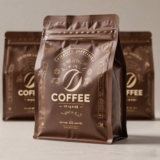 Custom Printed Eco Small Empty White Biodegradable Compostable Flat Bottom Drip Beans Packaging Coffee Bag with Valve and Zipper
