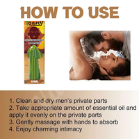 Huile de massage intime pour hommes RTS, huile essentielle pour l'agrandissement du pénis, soin masculin, 10 ml, huile de massage intime pour hommes BIG
