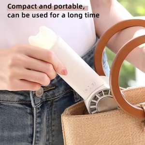 Hot Sale Portable Handheld <b>Foldable</b> Fans Fast air Cooling Fan USB Strong Wind <b>Table</b> Rechargeable Mini Portable Fan - Product Image 5