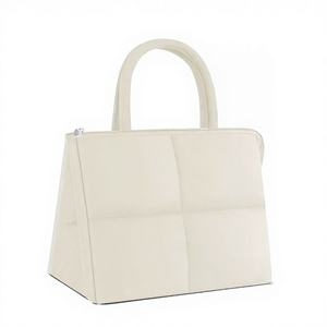 Sac fourre-tout isotherme matelassé grande capacité avec fermeture éclair, en polyester, design moderne, pour déjeuner, loisirs, portable, doux, pour l'extérieur - Product Image 1