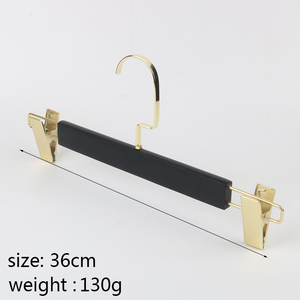 Offre Spéciale or <span class=keywords><strong>petit</strong></span> Clip accessoires pantalon <span class=keywords><strong>en</strong></span> <span class=keywords><strong>bois</strong></span> <span class=keywords><strong>cintre</strong></span> <span class=keywords><strong>en</strong></span> gros pantalon cintres - Product Image 5