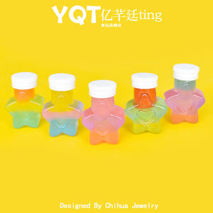 Nouveau Cabochon en résine 3D en forme de bouteille étoilée lumineuse, miniature de boisson pour la décoration de maison de poupée DIY, pendentif, matériel fait main - Product Image 3