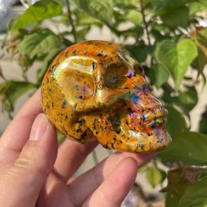 7cm Wholesale Gemstone Carvings Crystal Skulls Eco-Friendly Art Collectibles Unique <b>Gifts</b> - Product Image 5