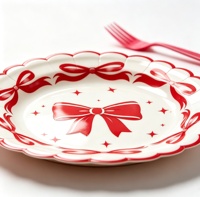 Ensemble de vaisselle jetable en papier, fourchettes et serviettes - Fournitures pour fêtes d'anniversaire pour filles et femmes