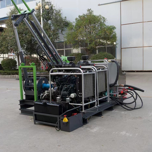 휴대용 CSY600Q 크롤러 장착 표면 코어 드릴링 리그 기계 600m/800m 용량 금 채광 펌프 모터 전체 유압 - Product Image 3