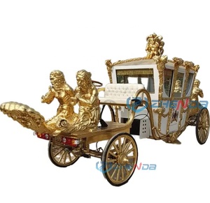 Calèche royale électrique chinoise pour mariage, 4 roues, structure en acier, 6 places, certifiée CE - Product Image 6