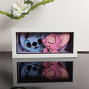 Lampe <span class=keywords><strong>de</strong></span> nuit 3D Stitch, lampe en papier en forme d'anime - Décoration et cadeaux pour la maison et les fêtes <span class=keywords><strong>de</strong></span> mariage, entrepôt américain, expédition sous 3 jours - Product Image 3