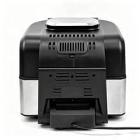Anbolife 6L 5 in 1 Digital Touchscreen Air Fryer Grill Pabrik OEM Peralatan Dapur Bebas Racun Multifungsi Bebas PFAS