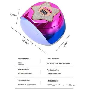 66 LED Beads UV Nail Lamp Quick Drying Gel <b>Polishing</b> Agent Dryer Curing Light Professional Nail Care Salon Equipment New - Product Image 6