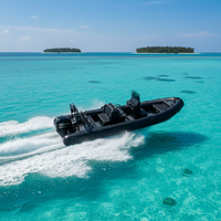 Bateaux pneumatiques rigides en aluminium Patrol 23ft Rhib 700 Hypalon/PVC à vendre