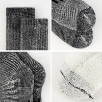 Medias polares térmicas de invierno de alta calidad calcetines de lana merino de alpaca de nieve de rizo extrafino para senderismo al aire libre
