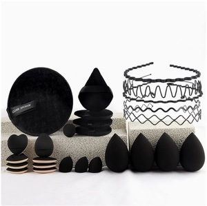 Ensemble de 47 pinceaux de maquillage avec sac cosmétique tendance, pochette de voyage portable, houppette et éponge - Product Image 6