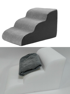 Dropshipping antideslizante esponja mascota perro escalera, cubierta exterior extraíble, escalones para perros escaleras para cama - Product Image 6