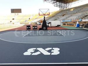 Enlio para exteriores/interiores, Pickleball, deportes, baldosas de suelo entrelazadas para <span class=keywords><strong>tenis</strong></span> y alfombra de cancha de baloncesto multideportiva - Product Image 6