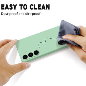 Custodia in <span class=keywords><strong>Silicone</strong></span> Liquido TPU con Protezione per Obiettivo per <span class=keywords><strong>Samsung</strong></span> Galaxy A16 A06 A05 A05S S24 <span class=keywords><strong>FE</strong></span> A25 5G M35 F14 M14 - Product Image 5