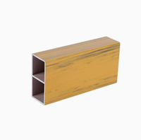 Grille carrée en PVC HOMEREAL pour usage domestique, 100*50mm, modèle 002, finition mate, pour plafond/séparateur de pièce, étanche, durée de vie 30 ans, aspect bois