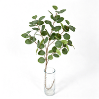 Meilleures ventes de décorations de mariage, branches d'eucalyptus artificielles, branches d'arbres artificiels, accessoires de décoration intérieure pour bureau, hôtel, maison