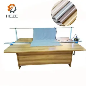 Automatic Carpet Fabric Roll End Cutting Machine For Surgical Clothes Round Blade Textile End Cutter Machine Pr